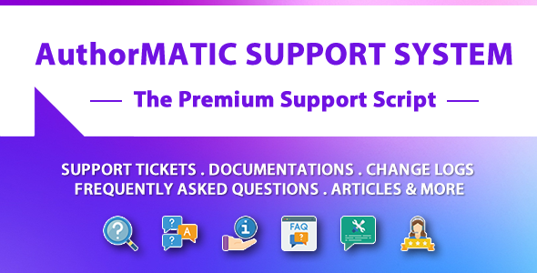 AuthorMATIC - The Premium Support Script